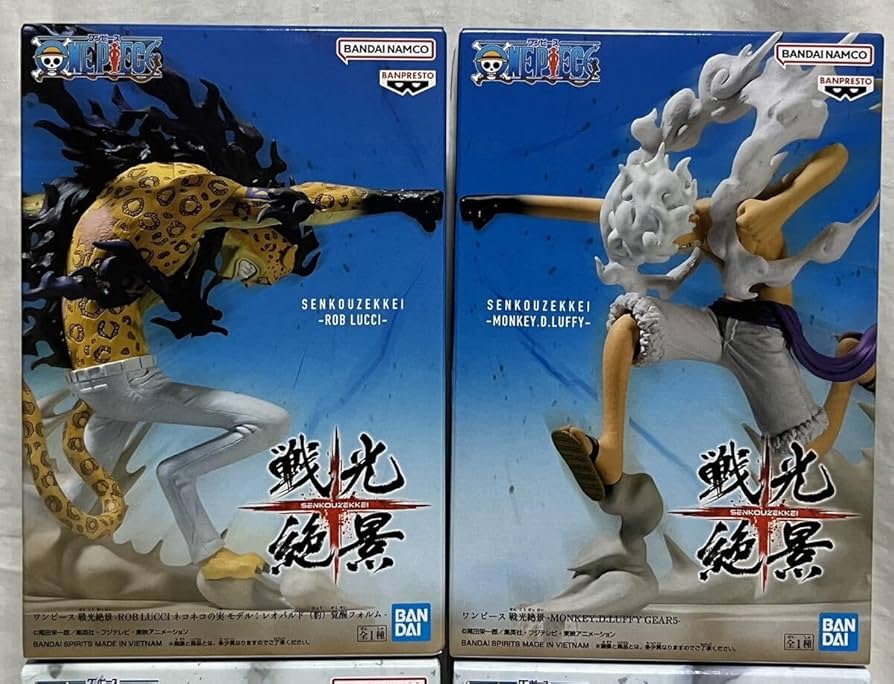 ワンピース 戦光絶景 ROB LUCCI MONKEY.D.LUFFY 4セット ワンピース 戦光絶景 ROB LUCCI MONKEY.D.LUFFY 4セット